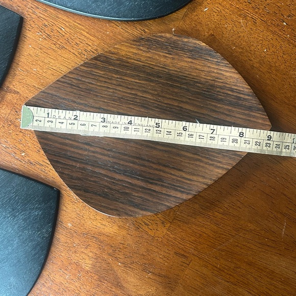 RARE Shigemichi Aomine Qty 4 Trays Vintage Teak Molded Bentwood Tray EUC - Picture 7 of 10